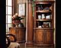 Витрина угловая Монтана (Классика, массив дерева) изображение